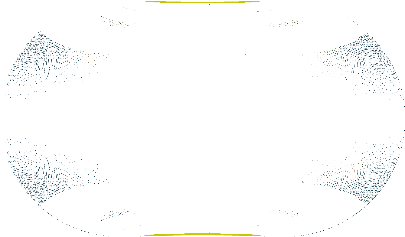lattice of 1.8 million triangles over the earth; the lines are too dense to see anything through