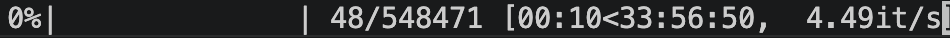 progress bar