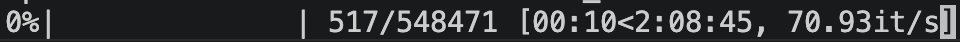 progress bar