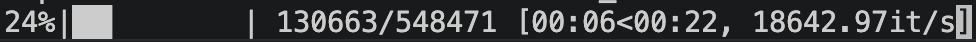 progress bar